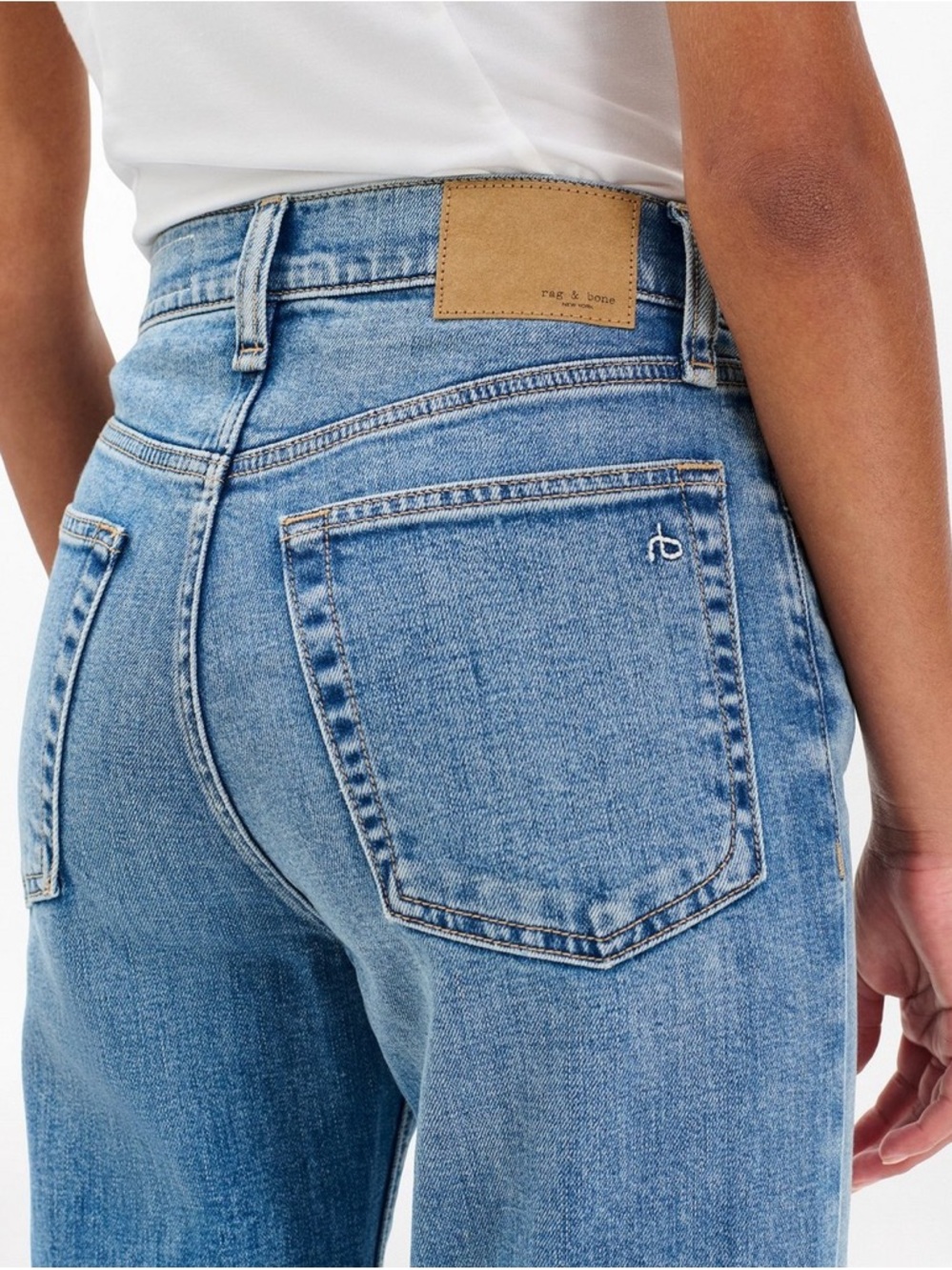 rag & bone Harlow Ankle Straight Jeans - Picture 5 of 10